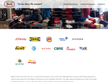 Tablet Screenshot of dgconstructionservicesinc.com